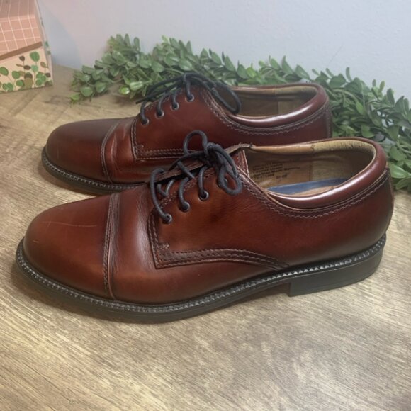 Brown Leather Dockers Mens Sz 12 M - Picture 7 of 7